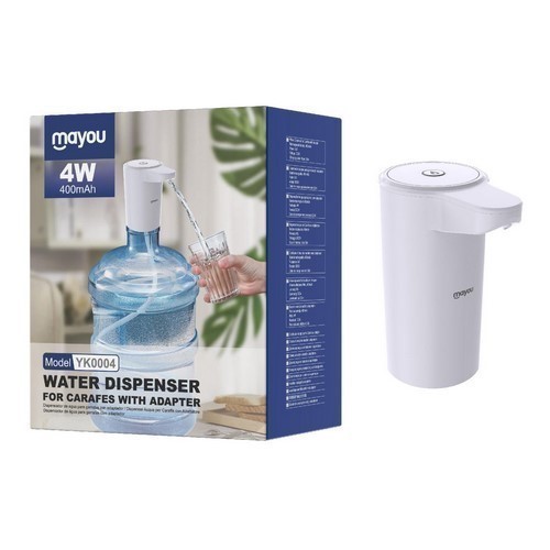 DISPENSADOR AGUA MAYOU YK0004 AUTOMATICO 400MAH